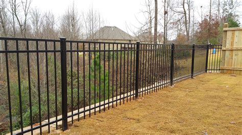 types of residential metal fences